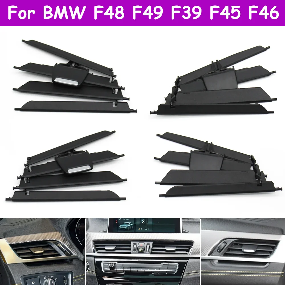 F45 F46 F48 F49 F39 Front Middle Left Right Dashboard Air Conditioning AC Vent Outlet Grille Slider Clip For BMW X1 X2 2 Series