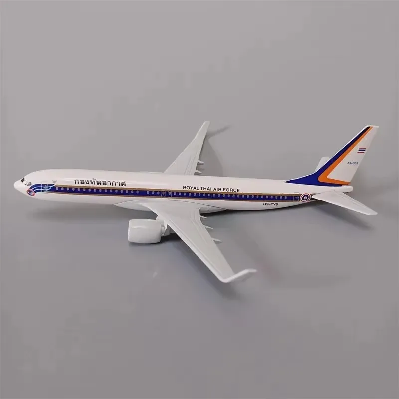 Maßstab 1:400, 737 Legierungsflugzeugmodell, 16 cm, B737 Thai-Präsident Airlines-Flugzeugmodell mit Ständer, Simulationsflugzeug