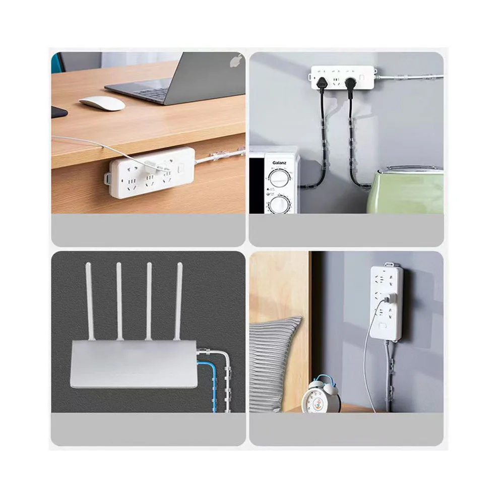 케이블 정리 클립, 케이블 관리 코드 홀더, USB 충전 데이터 라인 보빈 와인더, 파이어 마무리 와이어 홀더