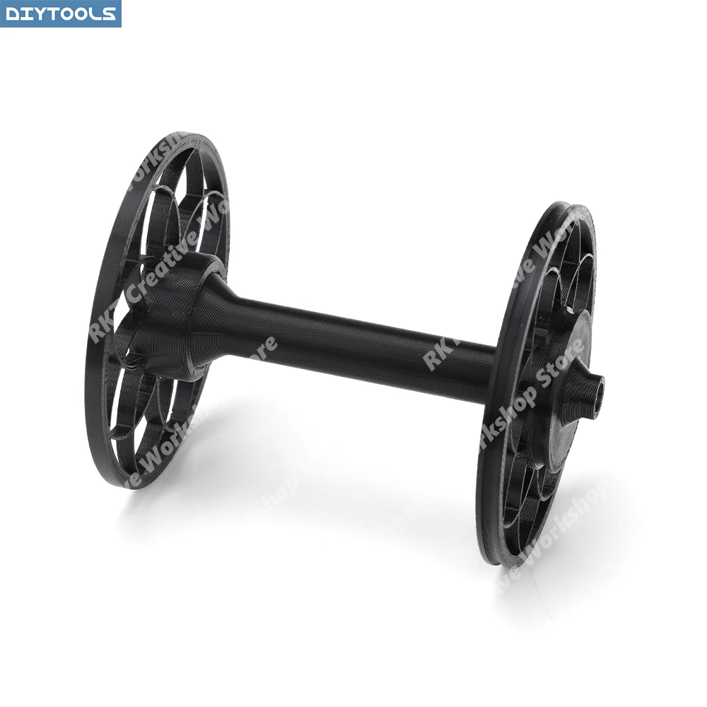 Spool Black For Little Spinning Wheel Electric Yarn Winder Automatic Weaving Mini Home Use Cat Dog Hair Machine DIY Cotton Singl view 6