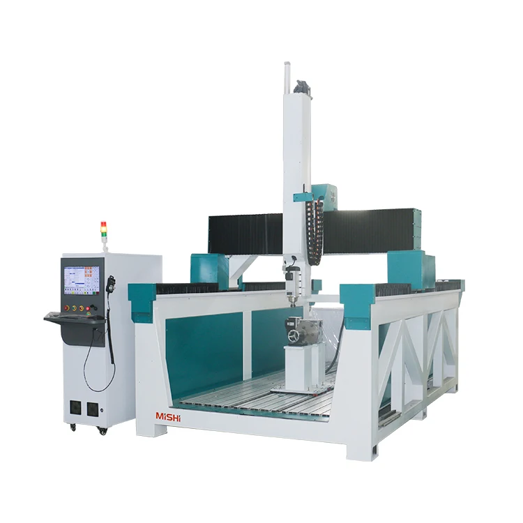 1325 4 Axis Cnc Router for Eva Foam Wood Plastic Aluminum Styrofoam 3d Mould Pattern Making Cnc Router with Rotary