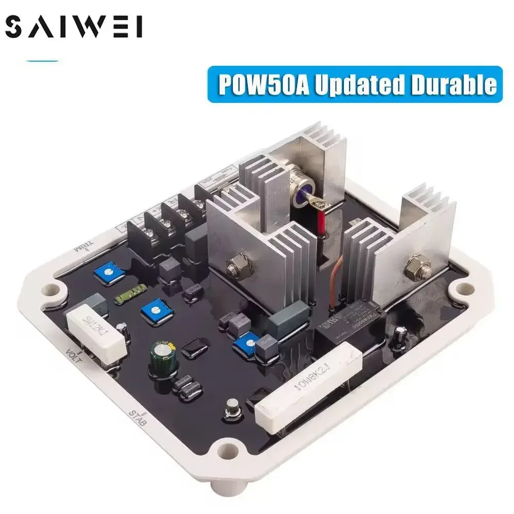 Universal 30A 35A POW50A AVR Generator Automatic Voltage Regulator Stabilizer Control Module Brush Brushless Generator Parts