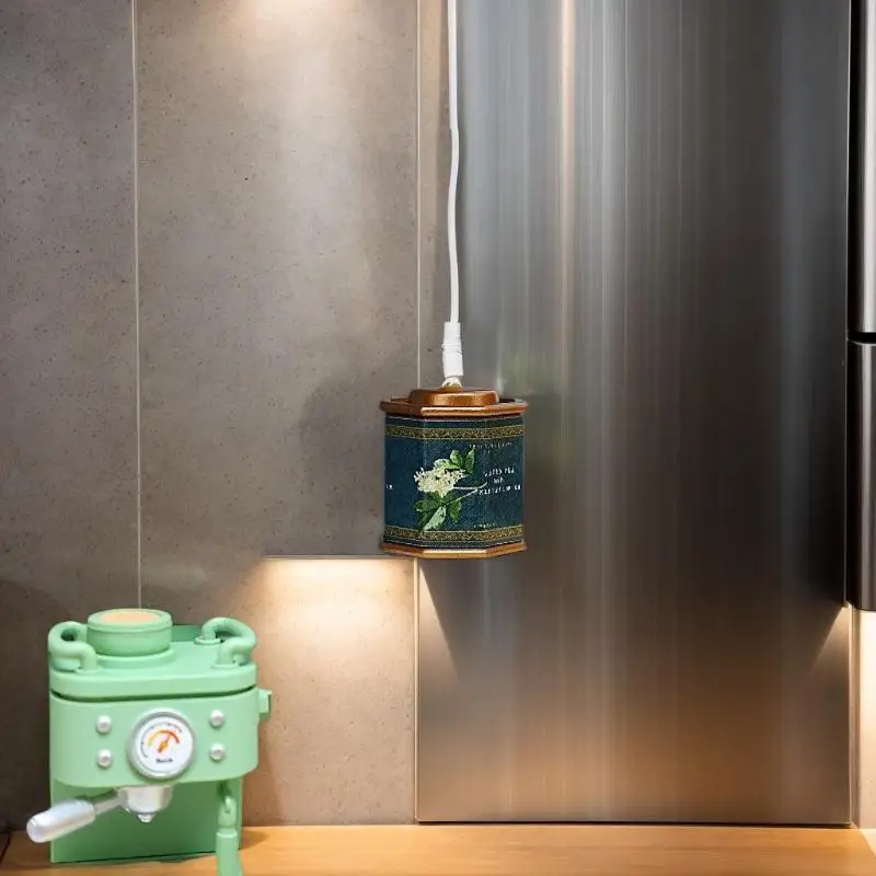 Boîte à thé Miniature échelle 1:12, modèle de café, 1 pièce, décoration de maison de poupée, jouet, pièce de meubles de maison de poupée