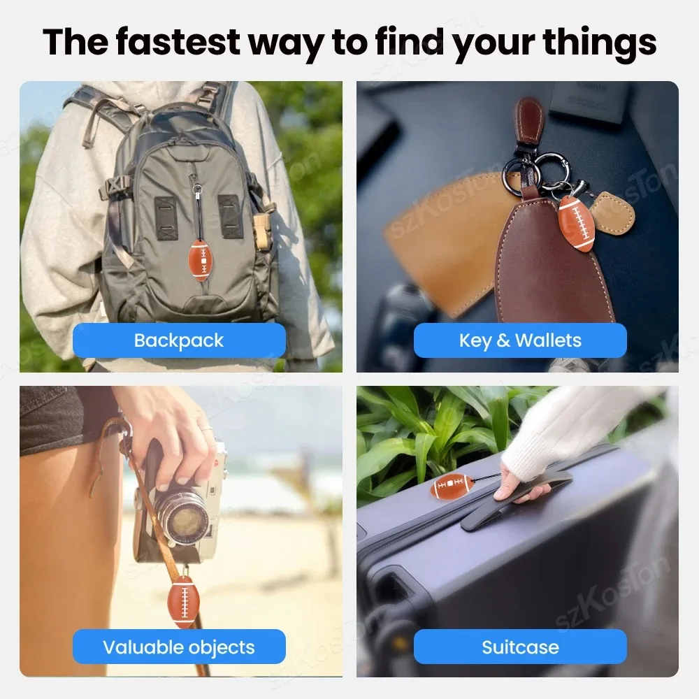 JSPTEC Smart Tag Kompatibel mit iOS PhoneFind My APP Bluetooth-kompatibler GPS-Tracker Geldbörsen- und Schlüsselfinder Anti-Verlust GPS-Ortungsgerät – Detail 19