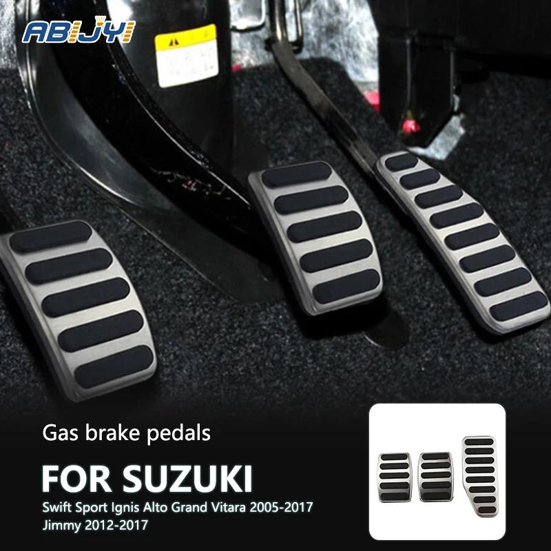 

New MT Car Pedals Fit For Suzuki Swift Sport Ignis Alto Grand Vitara 2005-2017 Jimmy 2012-2017 Auto Pedales Cover