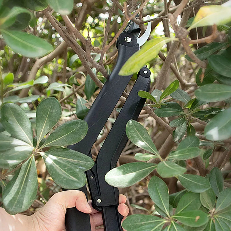 Imagem -04 - Poda Tesoura para Árvores de Jardim Alongar Ramos Labor Saving Pruner Poder Cortar Tesouras Escolher Secateurs Casa