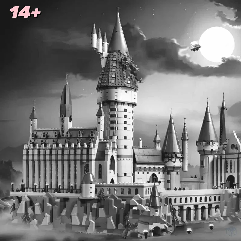 Château d'école magique, modèle Compatible 71043, blocs de construction en briques, jouets pour enfants, cadeaux d'anniversaire, en Stock, en Stock