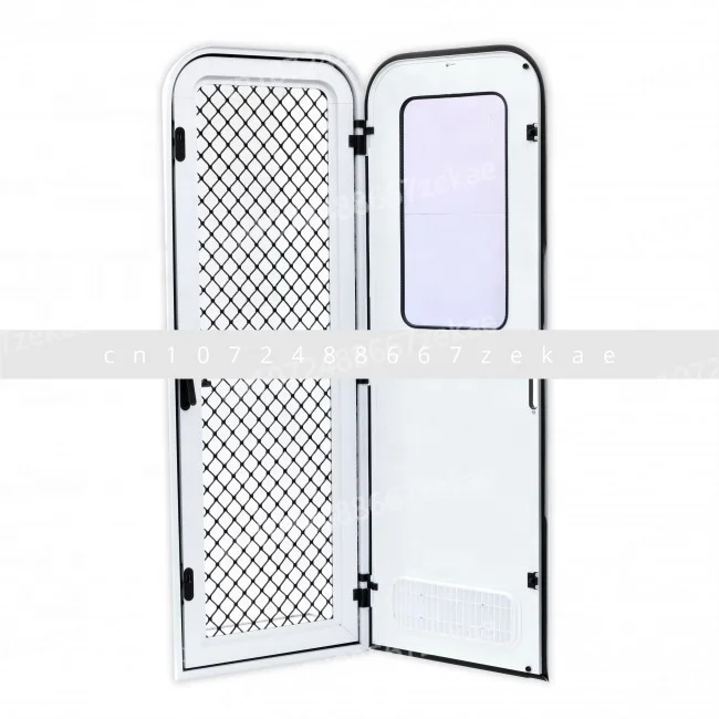 Luxury Rv Caravan Motorhome Entry Adjustable Screen Door Standard Grille - Aluminum Door Frame Extrusion