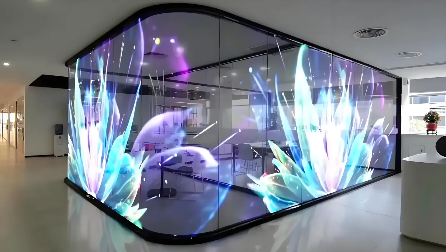 Source Factory P3.91 Holographic Transparent Invisible LED Display Screen