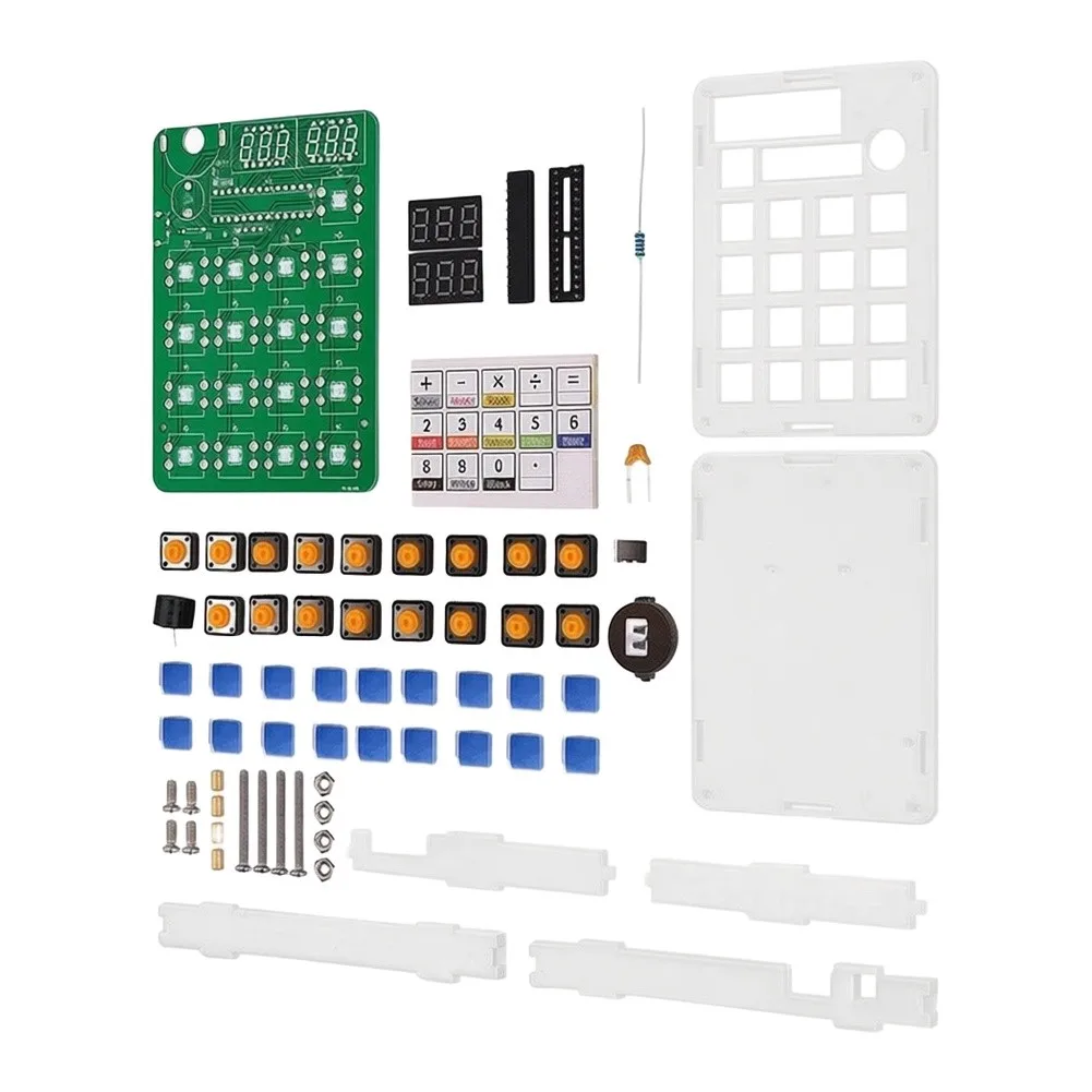 Calculator Green Digital Display Kit Lightweight Design Multi-functional Math Operations USB Powered Calculator