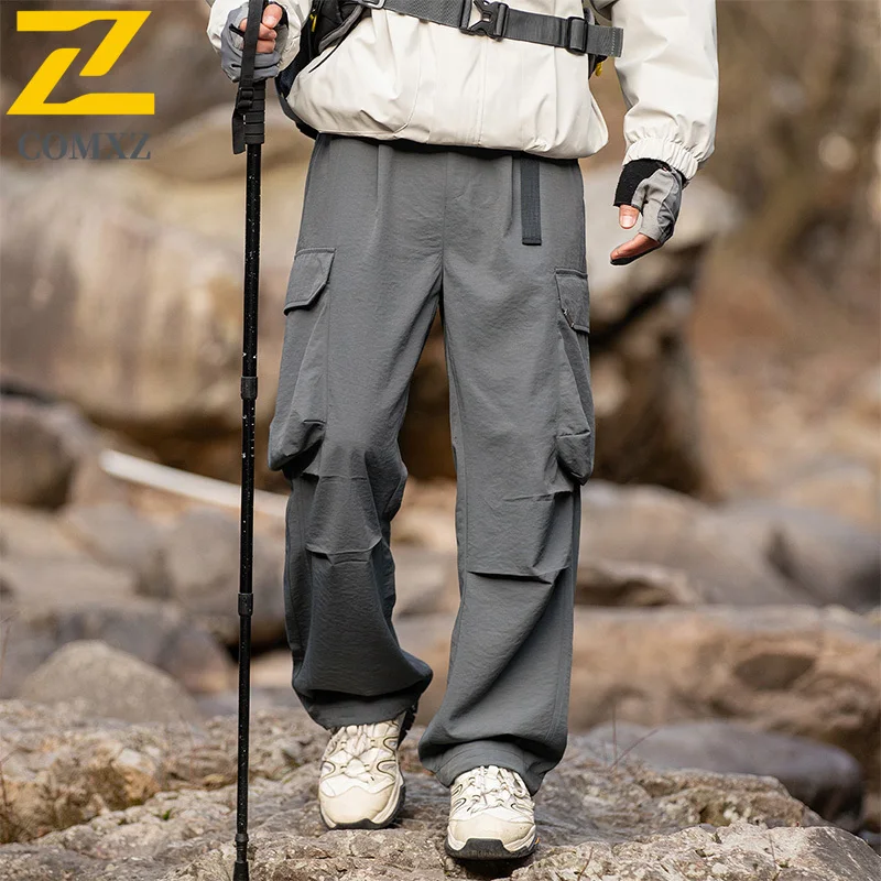 

2025 New Assault Pants Men's Autumn Waterproof Wrinkle Resistant Loose Breathable Work Pants Outdoor Camping Hiking Men's Pants