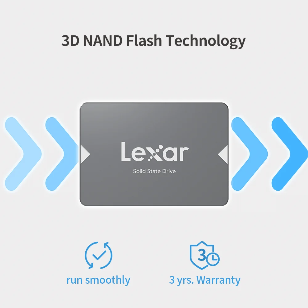 Lexar NS100 2.5 SATA III (6Gb/s) SSD 128GB 256GB 1TB 2TB 辞書2.5