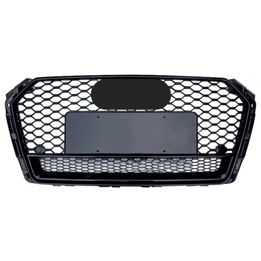 Front Hood Grille Car Front Bumper Grill Center Grille for A4/S4 B9 2017-2019 Fast Shipping For RS4 Grill