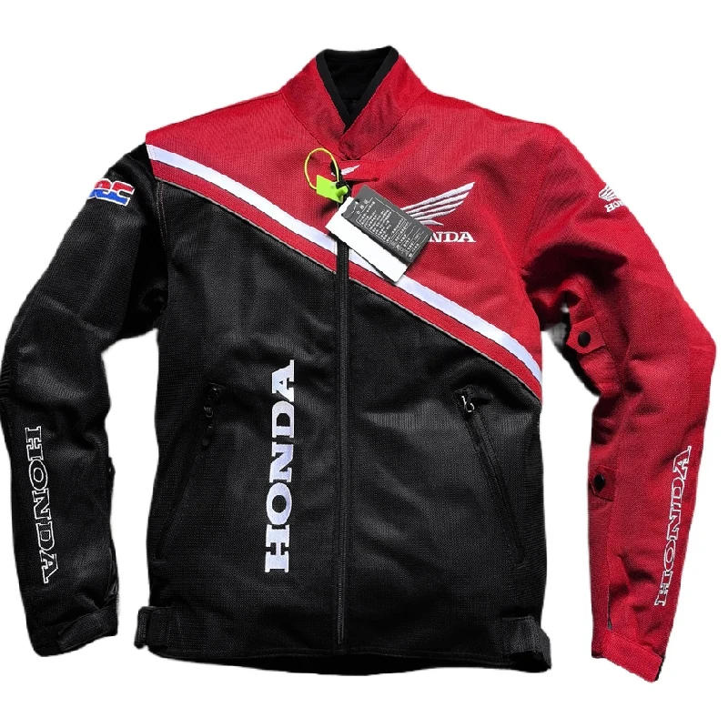 

Мотоциклетная куртка Honda CE Armor, мужская сетчатая дышащая мотоциклетная гоночная куртка, устойчивая к падениям и износу куртка, четыре сезона