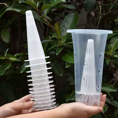 5/10/50PCS Flower Pot Soil Leakproof Conical Grid Mat Drain Hole Pad Breathable Cup Planters Mesh Cup Bonsai Pot Bottom Net