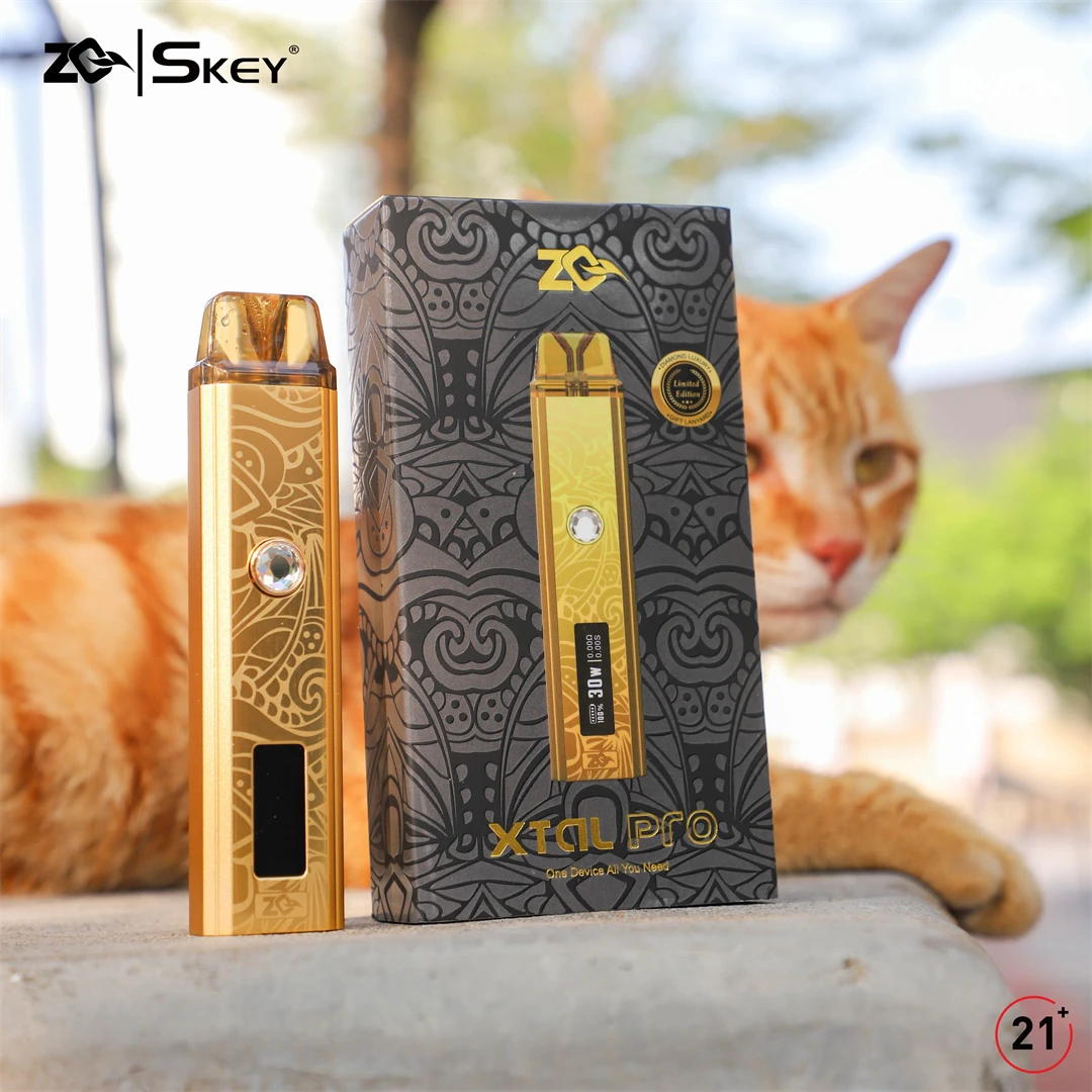 Unique Diamond Version ZQ Xtal PRO Vape Pod Starter Kit Wholesale Electronic Cigarette Limited Edition