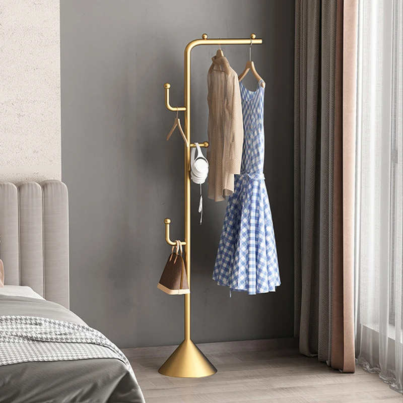 

Metal Standing Floor Coat Rack Minimalist Designe Place Saving Coat Rack Garment Storage Burro Ropa Perchero Home Furniture