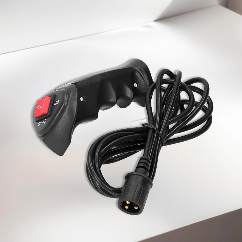 Electric Winch Remote Control Controller with 9.2ft Cable Winch Controller Replacement 3 Prong for Off Road Vehicle