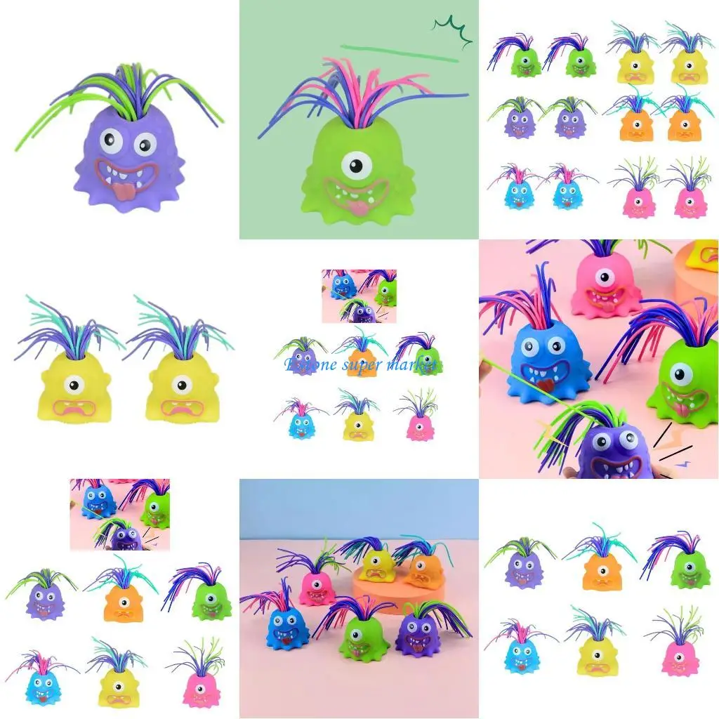 

090B Hand Squeeze Devil Toy Screaming Toy for Student Office Pressure Release