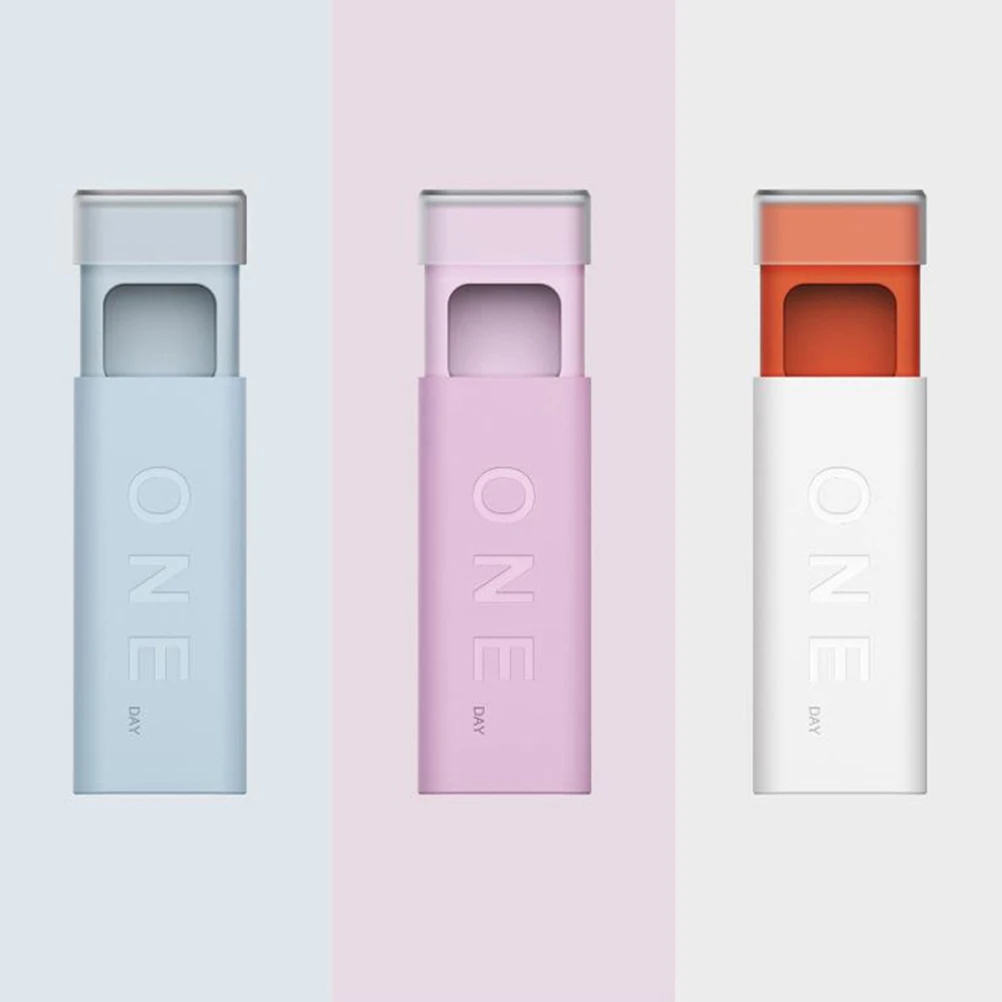 

1pc Portable Pill Case Organizer Mini Medication Box Travel Storage Kit Durable Pp Material Compact Medicine Container Vitamins