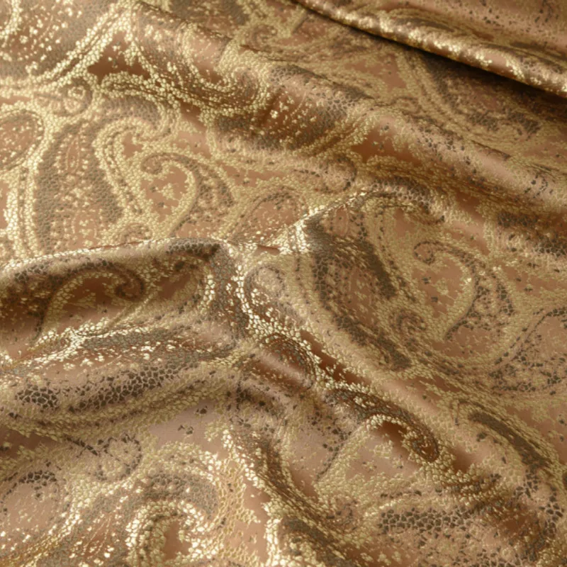 

45 momme heavy silk jacquard brocade fabric width 140cm