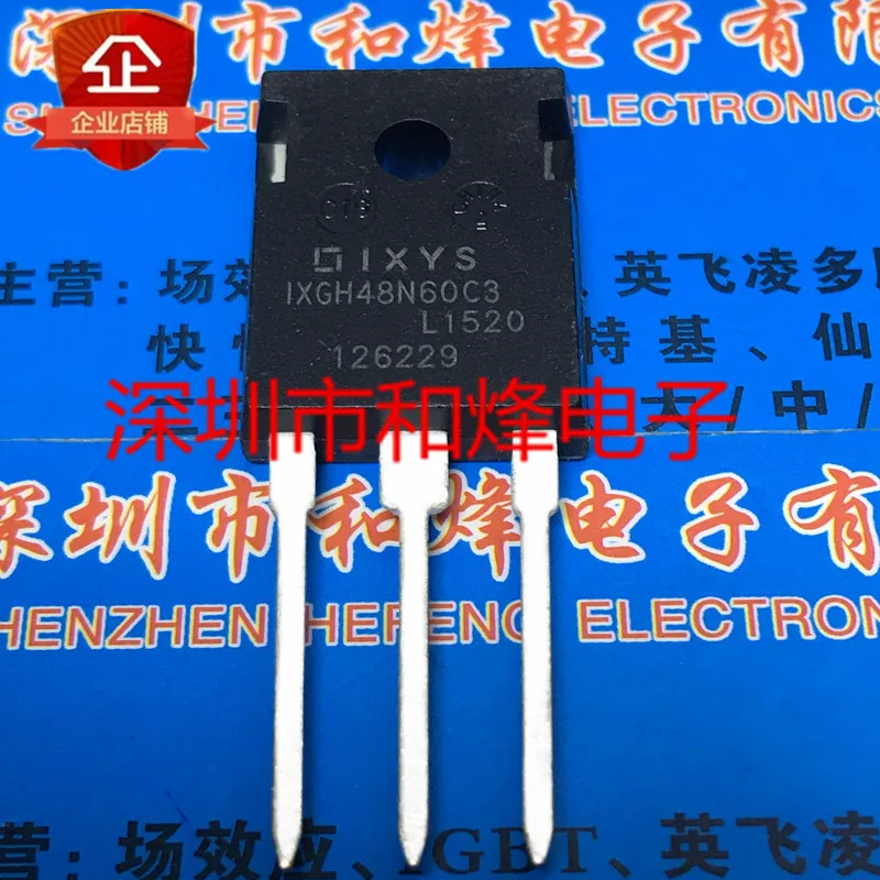 5PCS-10PCS IXGH48N60C3  TO-247 MOS 600V 48A Imported Original Best Quality In Stock Fast Shipping