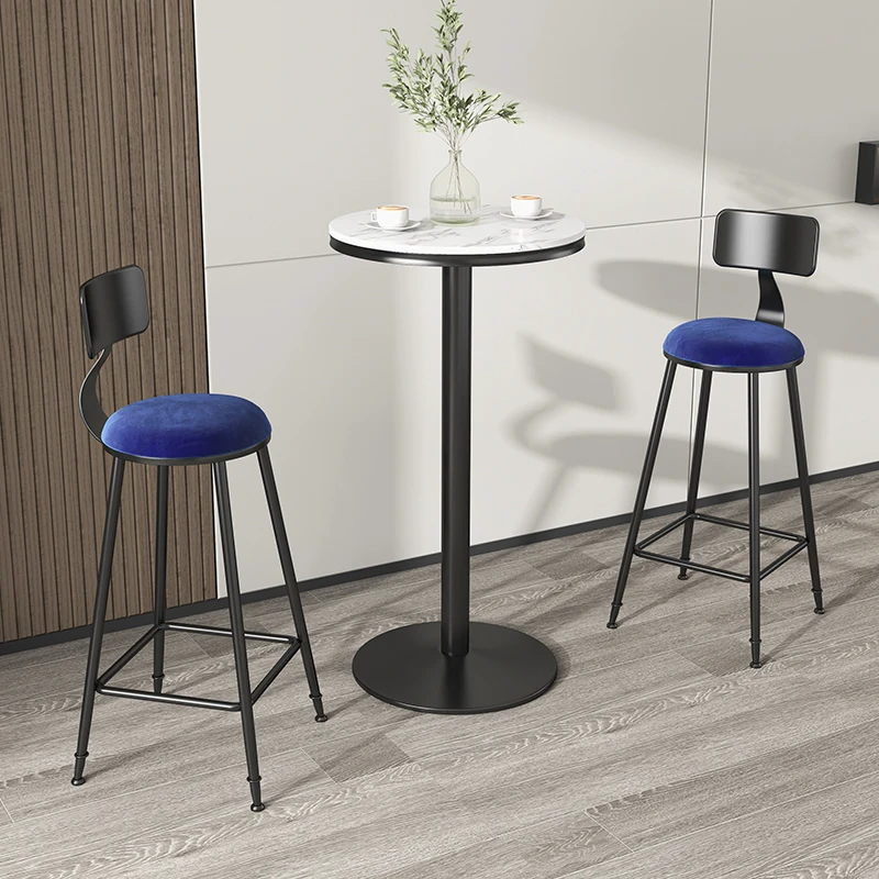 Nordic Light Luxury Bar Chair Designer Modern Creative Comfortable Bar Stools High Quality Adult Banqueta Trendy Furniture