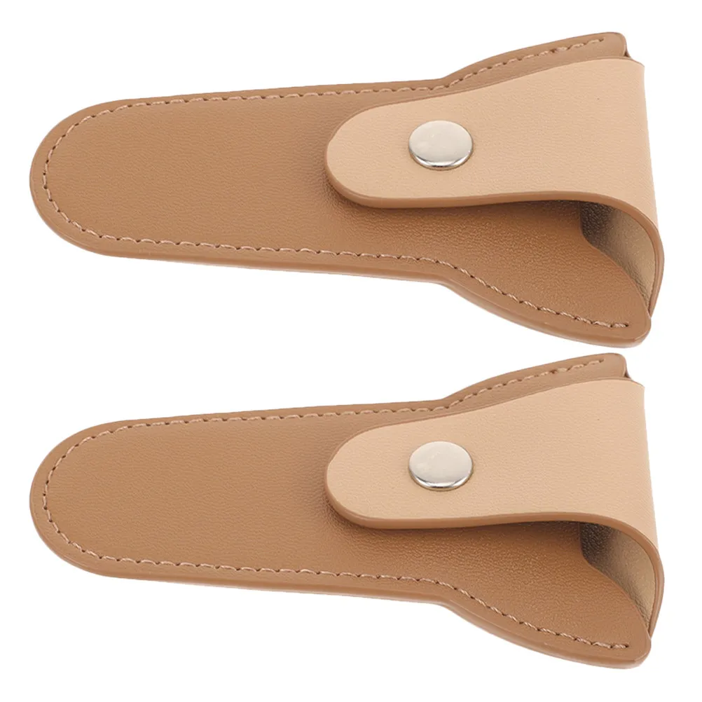 

2Pcs Cuticle Scissor Pouch PU Nail Trimmer Holder for Manicure Pedicure Tools Grooming Storage Case Organizer Scissor Pouch