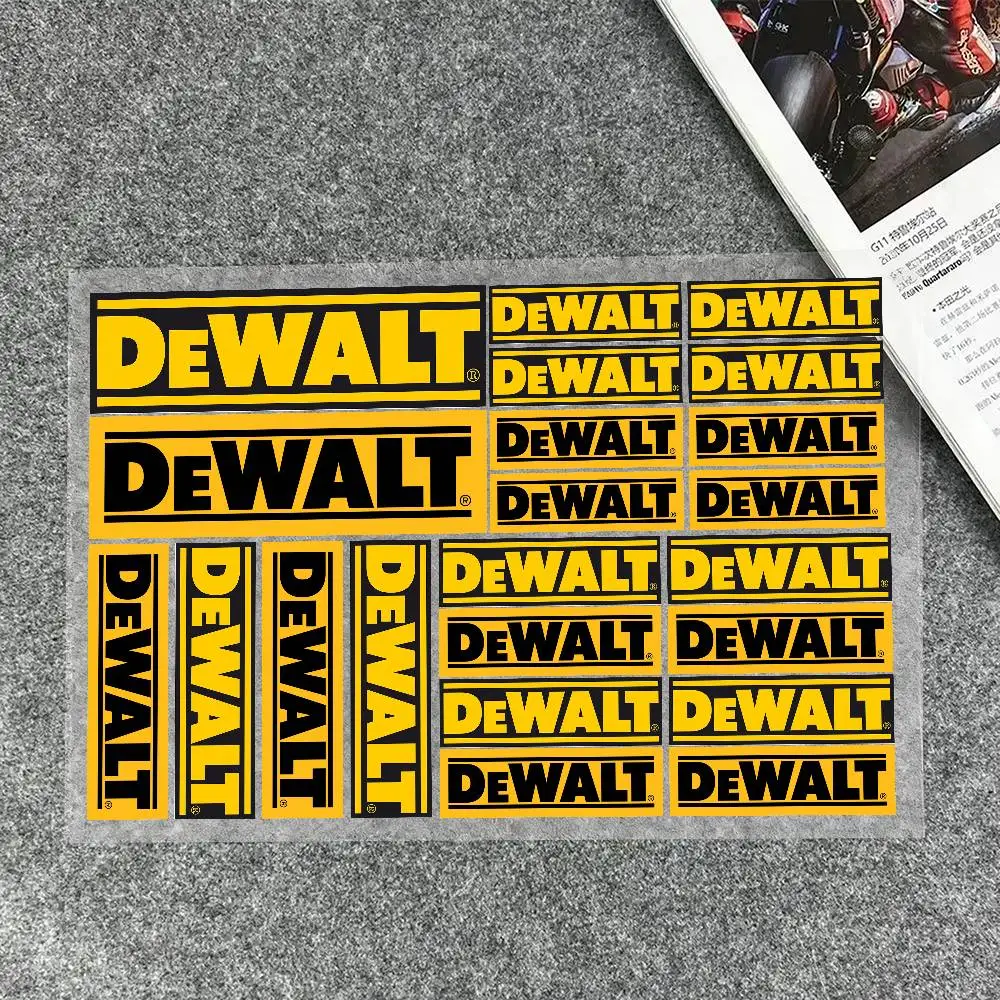 

for DEWALT Stickers Moto Sticker Auto Body Bumper Windows Motorcycle Laptop Walls Vinyl Decal Car Tuning Accessories