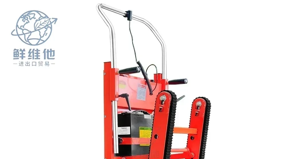 

Electric Stair Climbing Machine 400kg 1.2kW Hand Trolley Flat Truck Stair Climber Cart