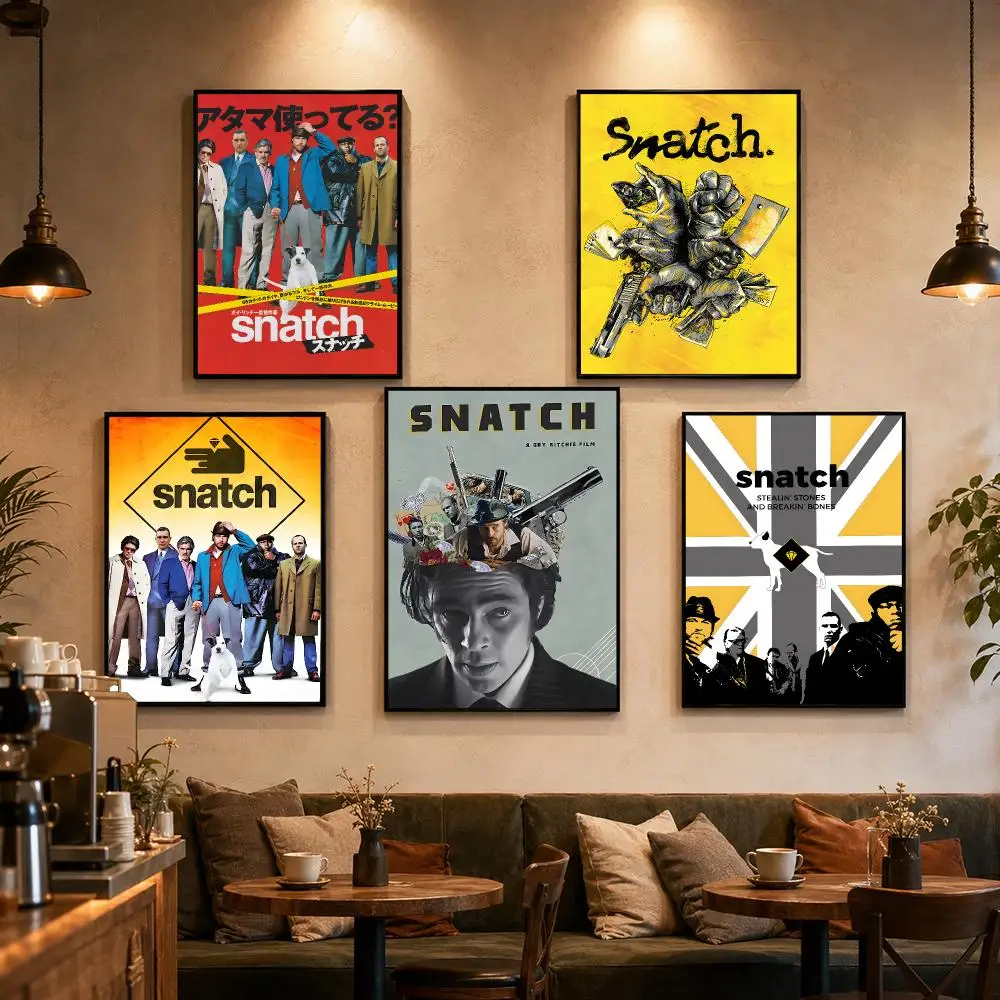 Comedy S-Snatch Poster Self-adhesive Art Waterproof Paper Sticker Coffee House Bar Dorm Room Wall Decor