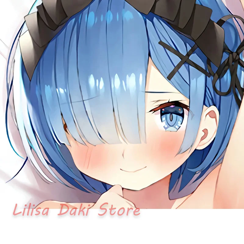 

Наволочка для дакимакуры с Рем, двусторонняя печать, аниме, в натуральную величину, подарки