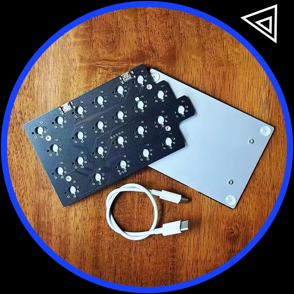 Y45a Split Keyboard Wired Low Profile Switch 45Keys RGB Customize Ergonomic Support QMK VIAL Split Keyboard PC Gamer Accessories