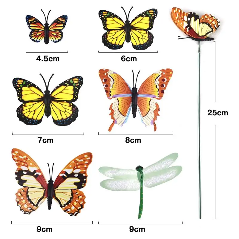 Bukiet motyli Sadzarka ogrodowa Kolorowe kapryśne słupki motylkowe Decoracion Dekoracja zewnętrzna Dekoracja doniczek