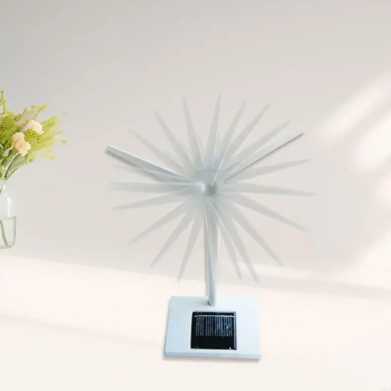 STEM Nauka Wiatrak Zabawka Panel słoneczny Obsługiwany plastikowy wiatrak Projekt naukowy Prezent dla dzieci Student Birthday