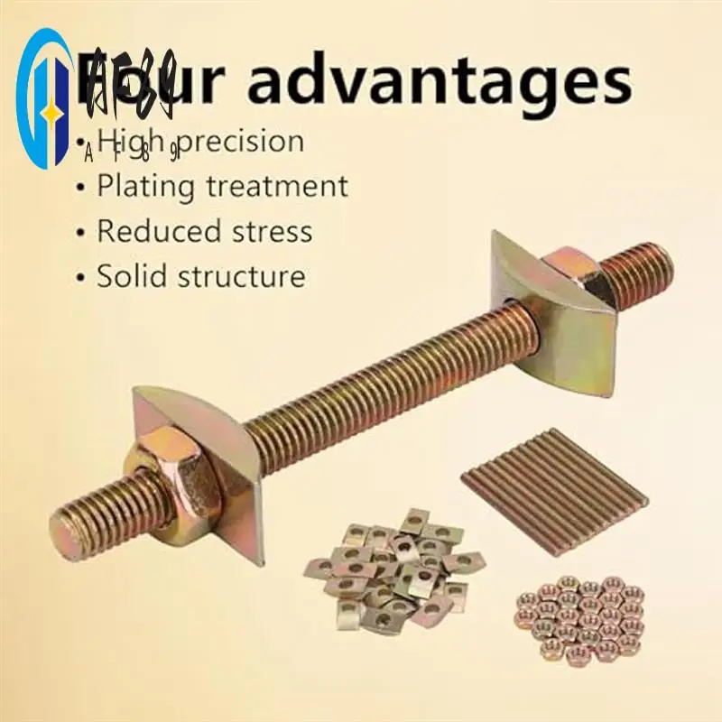 

AF89-12Set Соединитель для столешницы, Соединители для крепления мебели Крепежи для столешницы Набор соединительных соединителей для столешницы