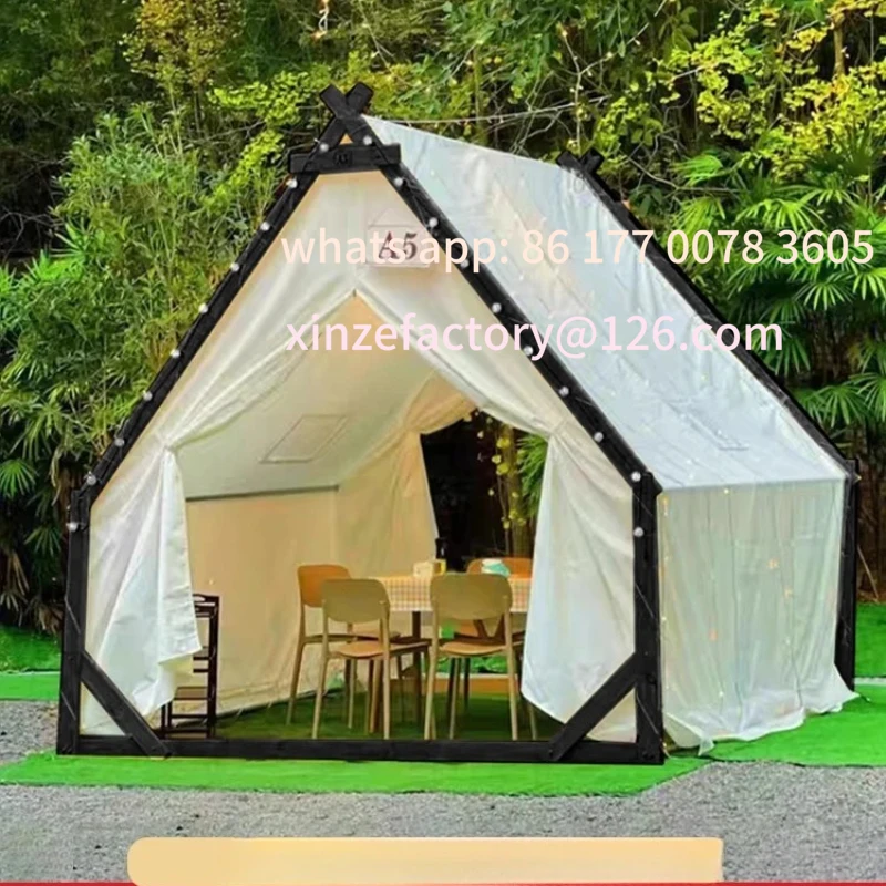 

Customizable Outdoor camping Starry sky tent camp Internet celebrity triangle scenic spot B & B catering BBQ hot pot night marke