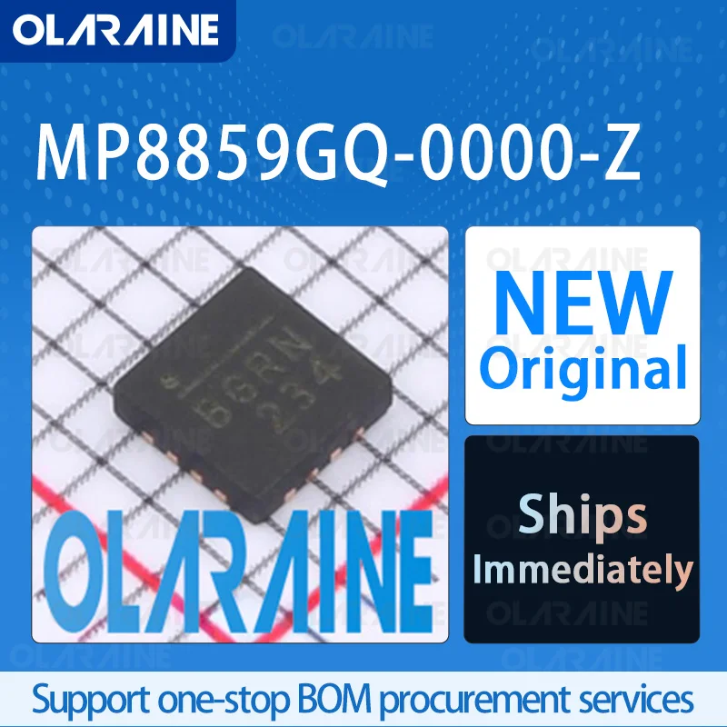

1/5/10Pcs MP8859GQ-0000-Z QFN-16 original ic chip Switching regulators Voltage 20.47 V Current 3 A 1 Output Frequency 500 kHz