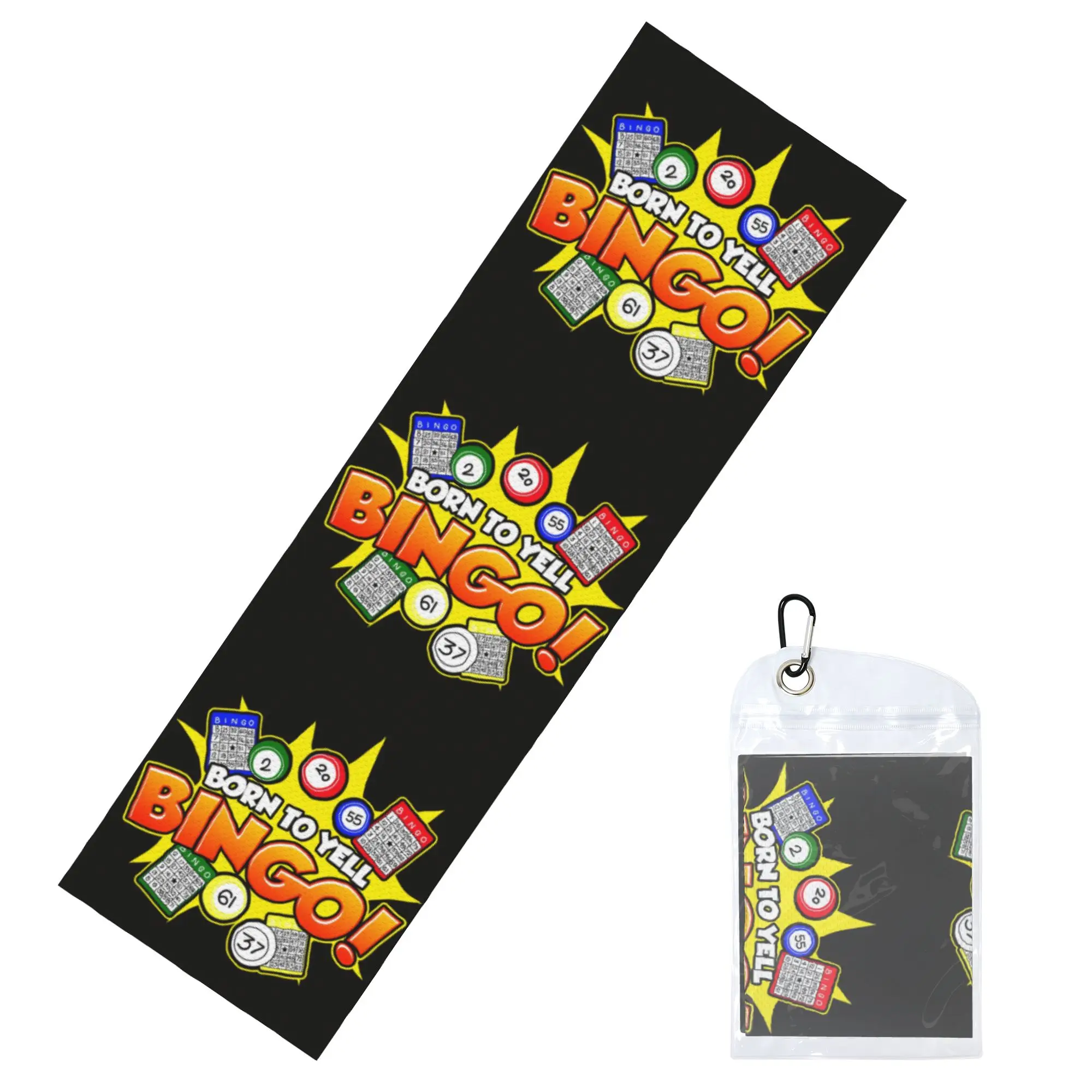 Cold Exercise Towel Bingo Paper Game Beach Sports Yoga Towel Swimming Camping Towel Refreshing Sports Scarf Face Towels
