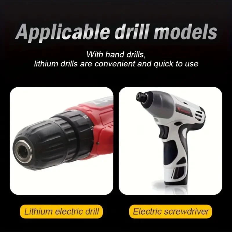 NEWONE 1/3pcs Multi Electric Drill Screwdriver Bit, Snake Flexible Hose Cardan Shaft, 1/4 Connection Soft Metal Extension Rod Li