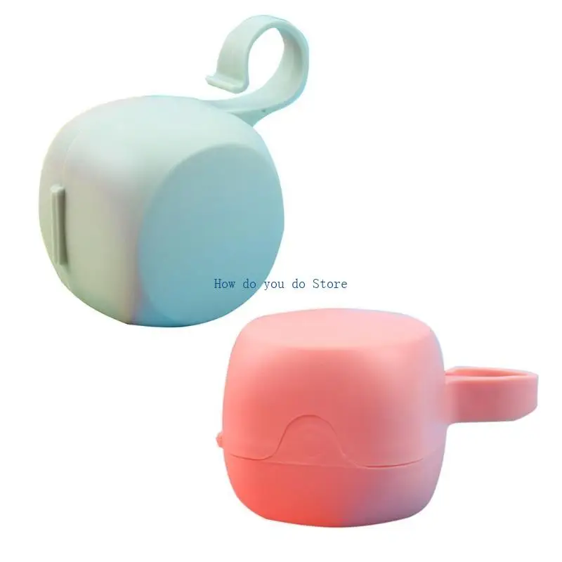 

19QF Baby Pacifier Box Container Dustproof Pacifier Holder for Case Nipple Storage fo