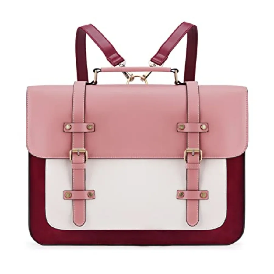Laptop Bag for Women Vegan Leather Messenger Bag Fashion Briefcase Computer Satchel Bag