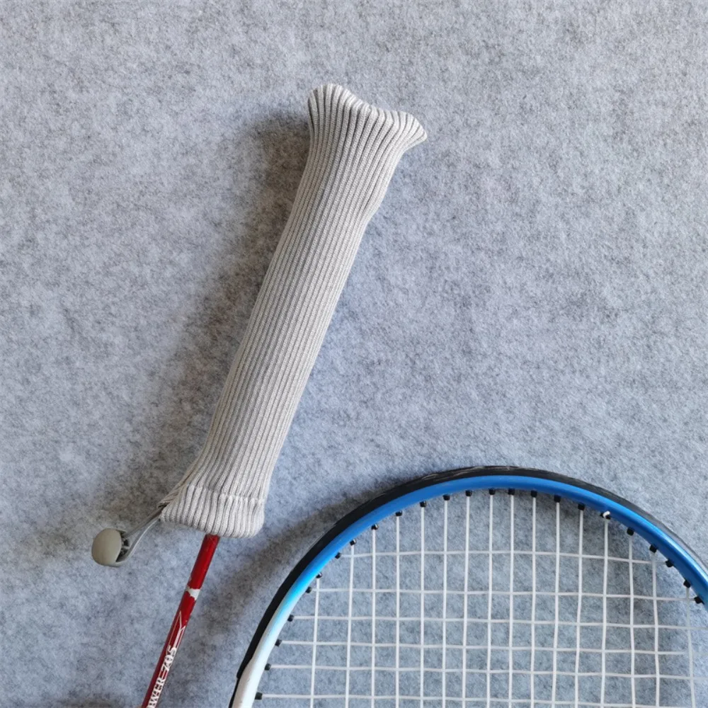 Antislip badmintonracketbeschermer Trekkoordbeschermers Rackethandvatafdekking Kleurrijke elastische kleurrijke racketgreepafdekking