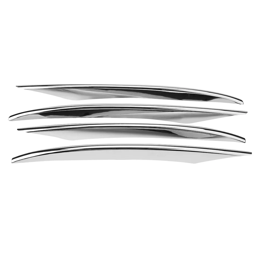 4 Pcs Car Front Fog Lamp Cover Trim Decoration Strip for Mercedes Benz E Class W213