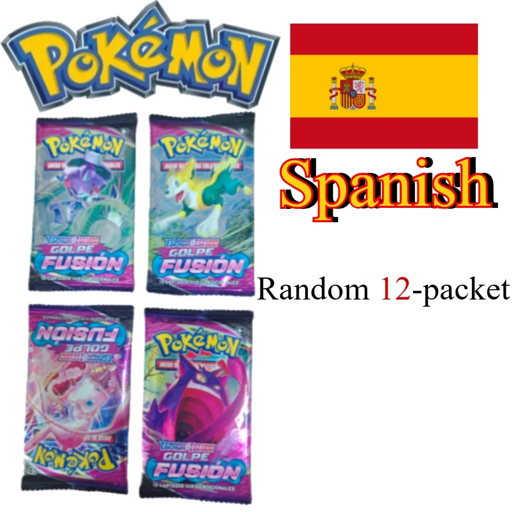 6-36 paquetes de Pokémon español VOLTSJE VIVIDO FUSION mascarada Etsncelles Skies Flames Booster Box tarjetas de Pokémon