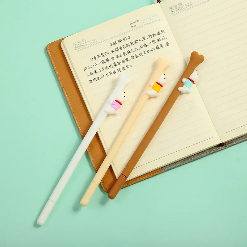 A 36PCS Creative Dog Bone Gel Pen Cute Cartoon Learning Stationery Office Supplies Water-Based Sign Pen Kawaii School Supplies B