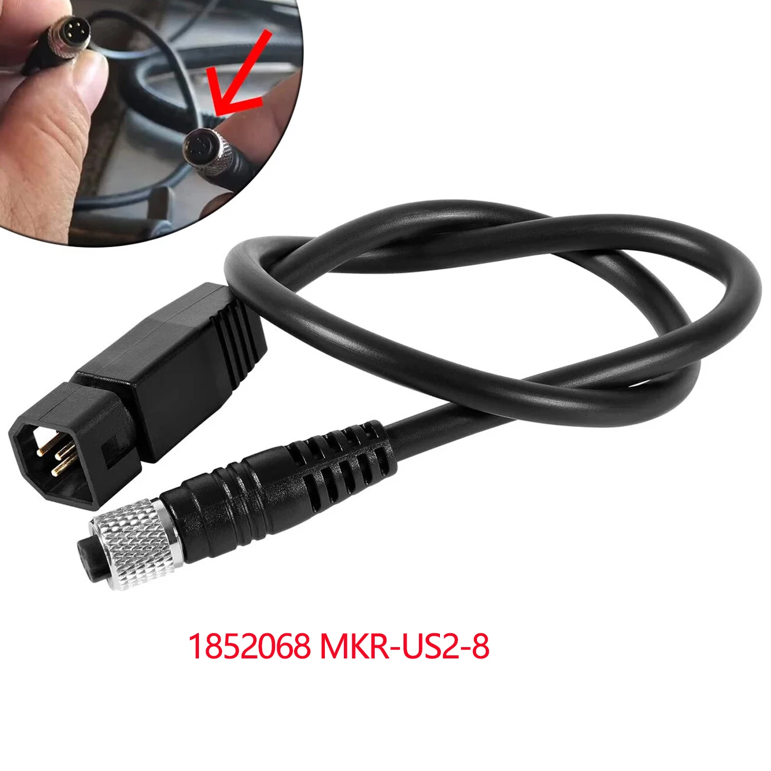 1852068 MKR-US2-8 7-Pin Transducer Adapter Cable, For Humminbird Fish Finder and Minn Kota Universal Sonar 2 (US2) Transducer