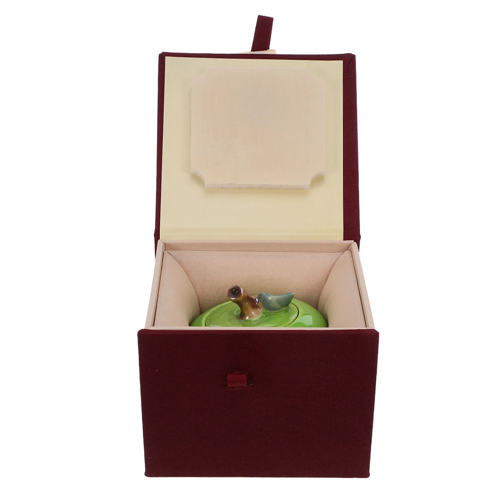 

Ceramic Apple Jar Lid Decorative Candy Canister Storage Container Cookie Sugar Kitchen Countertop Holiday Christmas Eve