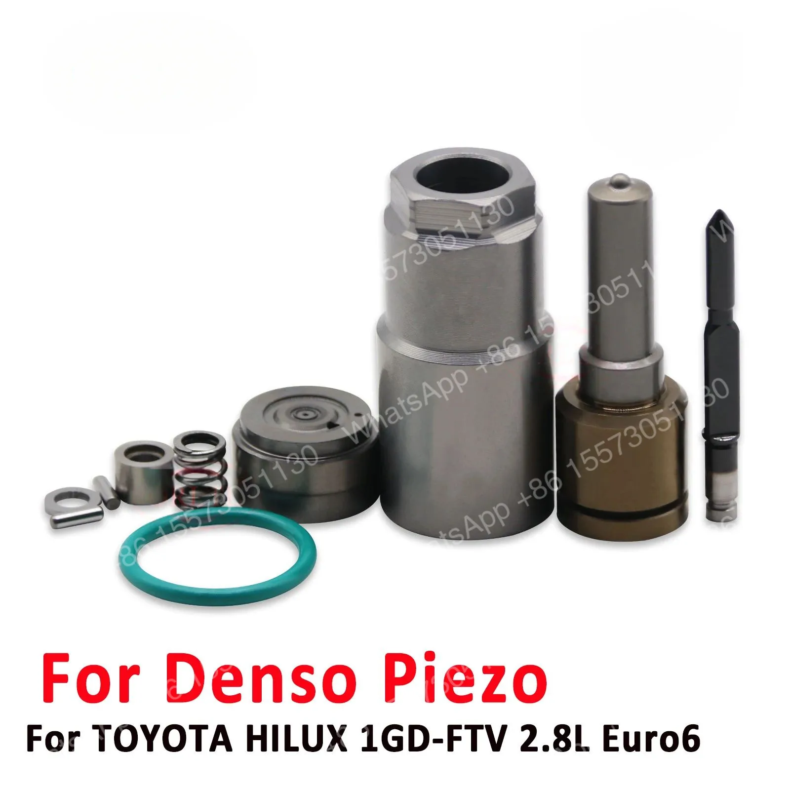 ORLTL 23670-0E060 Diesel Fuel injector Repair kits Nozzle G4S060 Valve Plate Orifice G4 17# for Denso Piezo Toyota Hilux