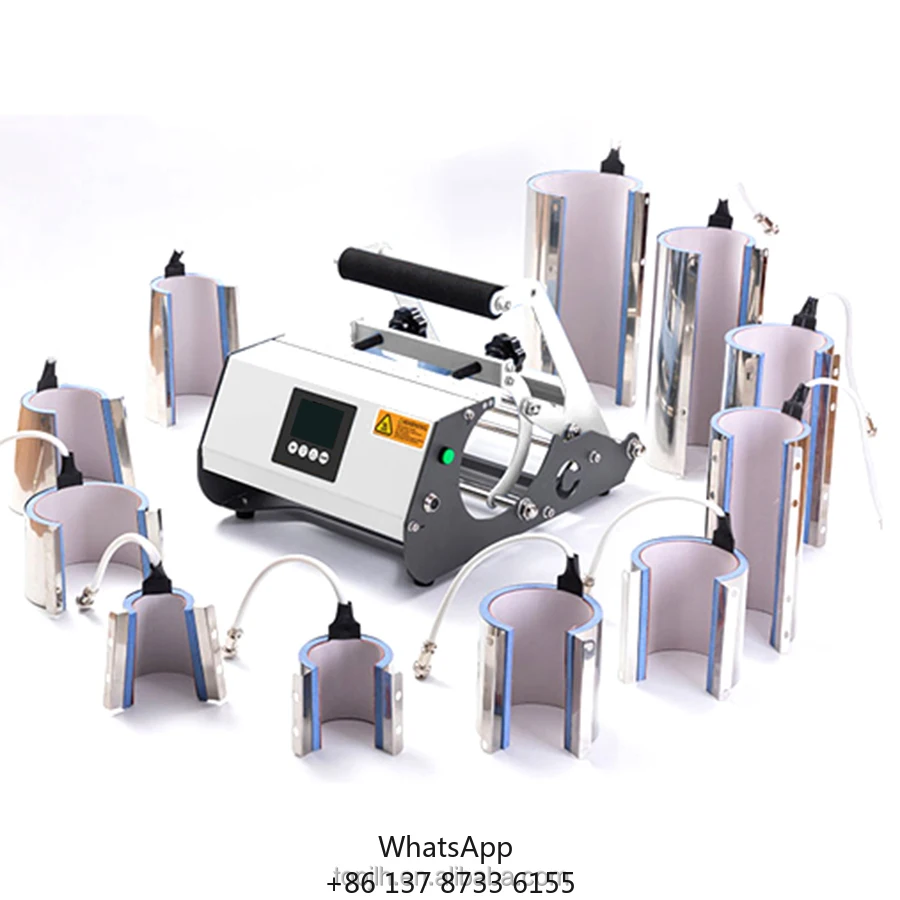 Topjlh Sublimation Machine Heat Press Machine 1.5oz 3oz 6oz 11oz 12oz 15oz 20oz 30oz All In One Mug Printing Machine